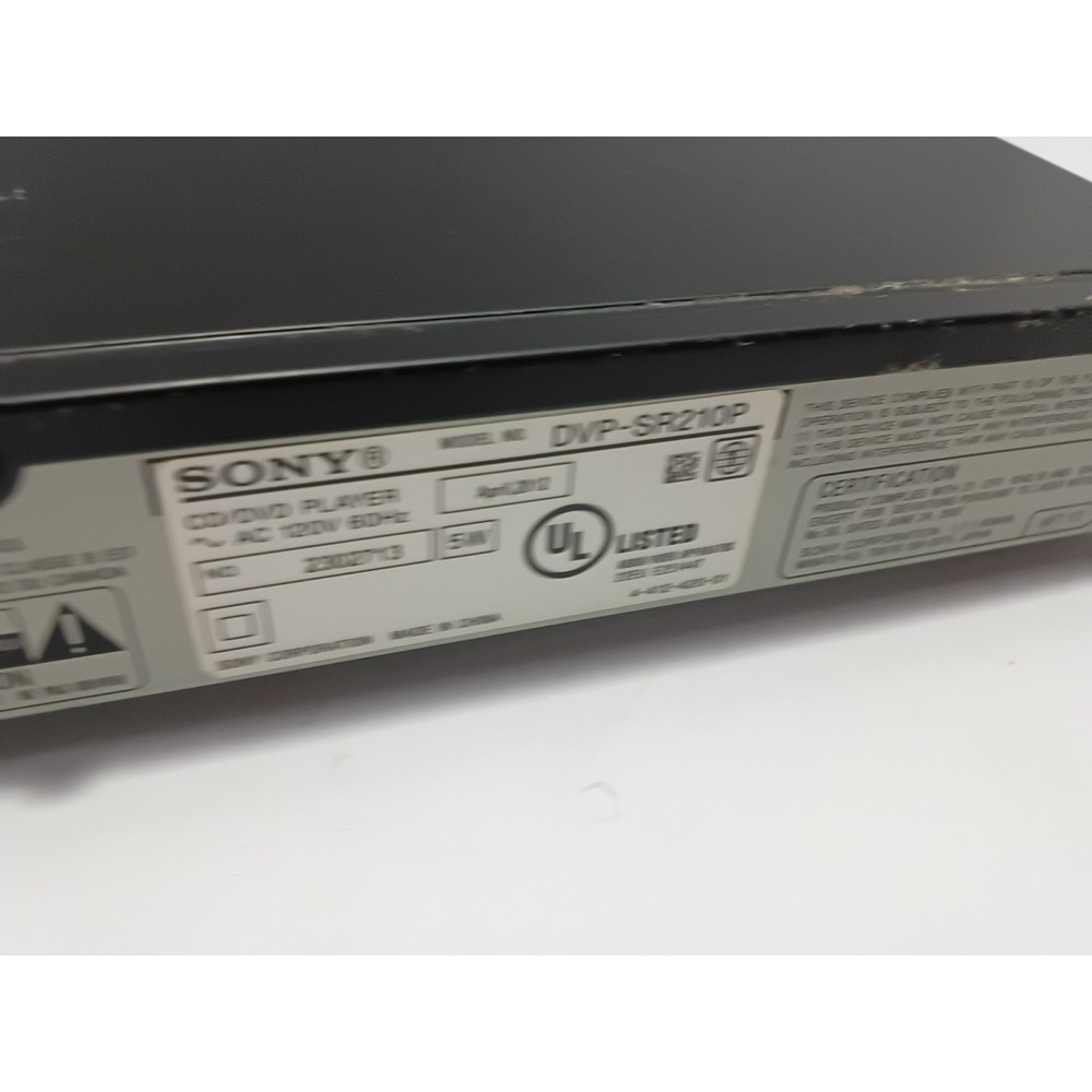 Sony CD/DVD Player DVP-SR210P - Works w remote - Picture 9 of 11